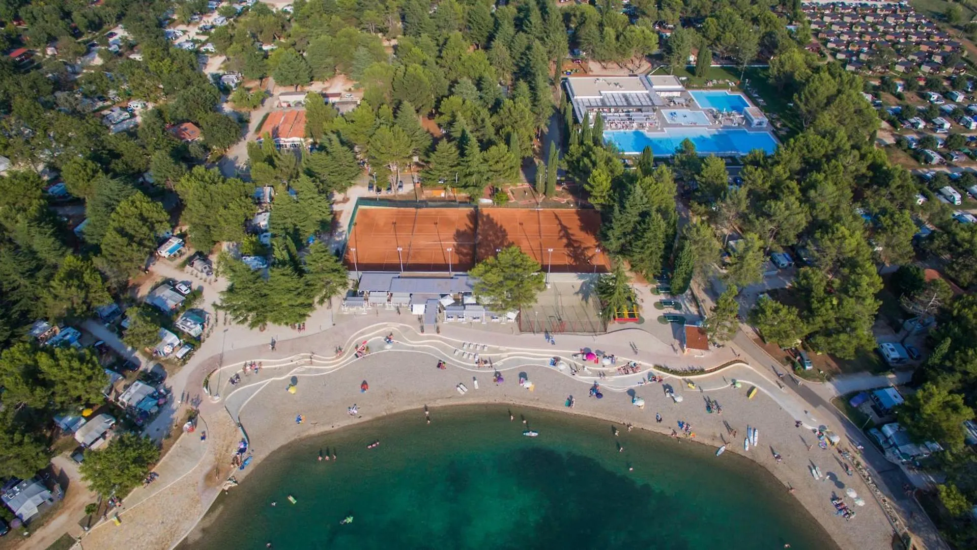 Maistra Camping Valkanela Pitches Funtana Kroatien