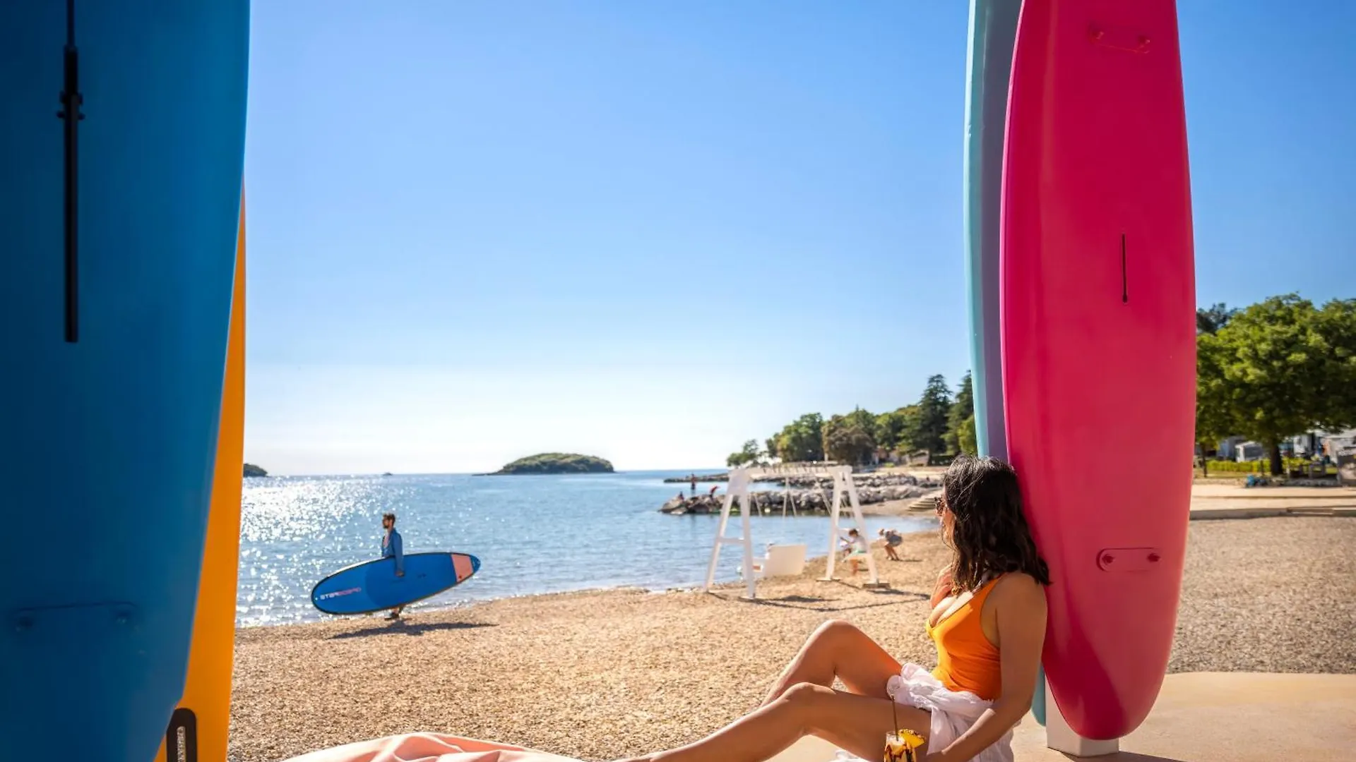 Maistra Camping Valkanela Pitches Funtana Kroatien